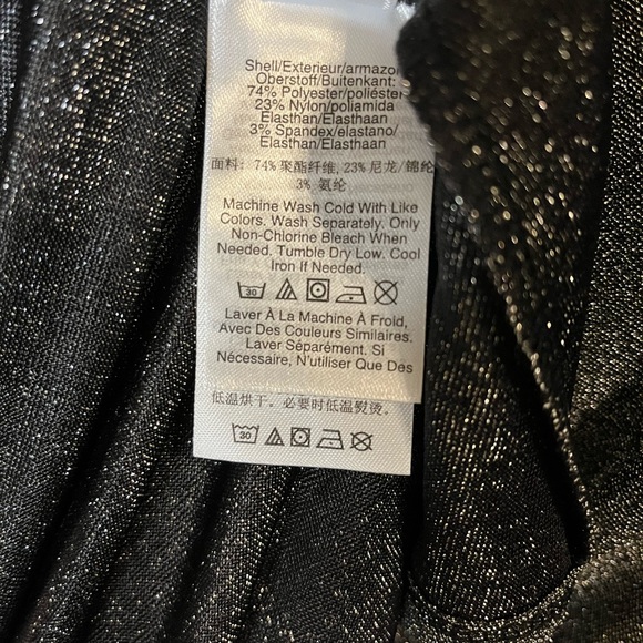 DKNY Sparkle Knit A Line Long Sleeve Dress NWT, M - Picture 5 of 5